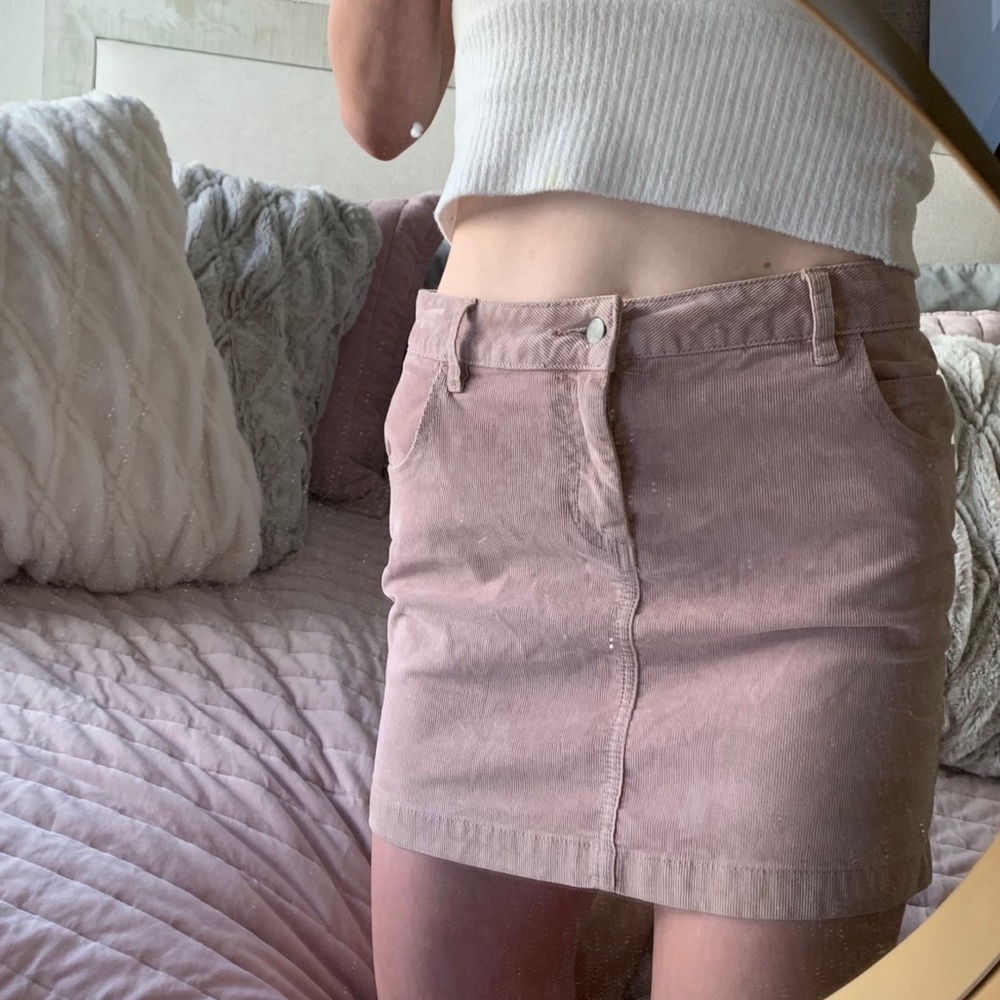 Pink skirt